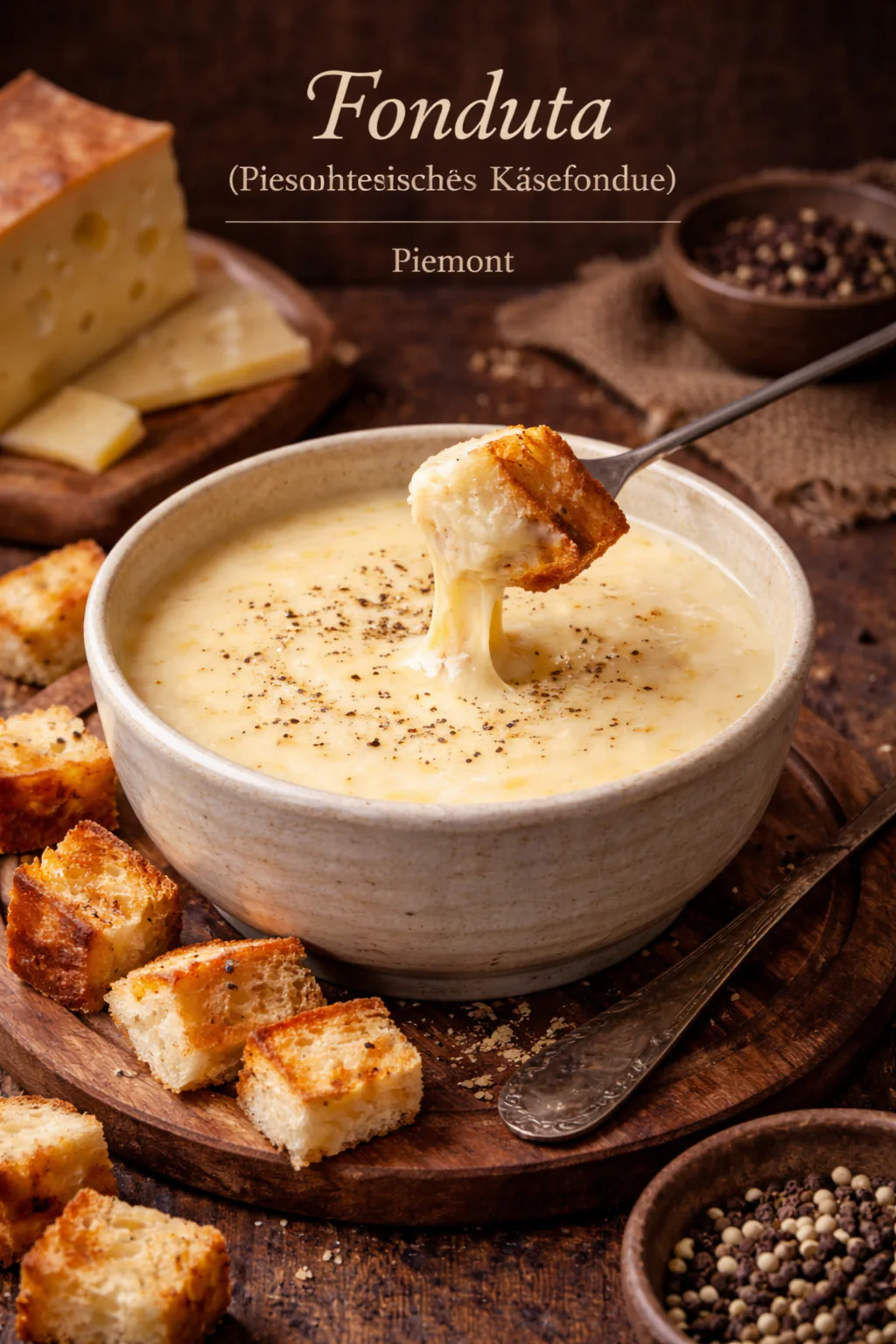 Fonduta (Piemontesisches Käsefondue)