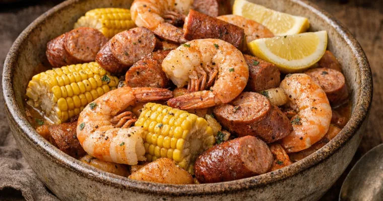 Frogmore Stew (Shrimps-Eintop mit Mais)