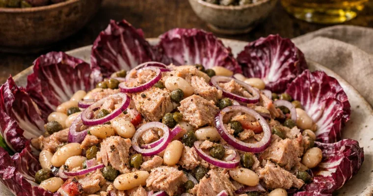 Insalata di Tonno e Fagioli (Thunfischsalat mit weißen Bohnen)