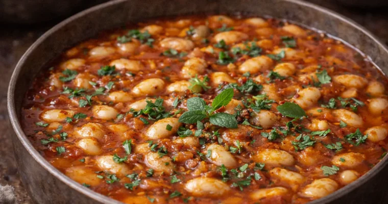 Jahni me Fasule (Jahni BohnenSuppe)