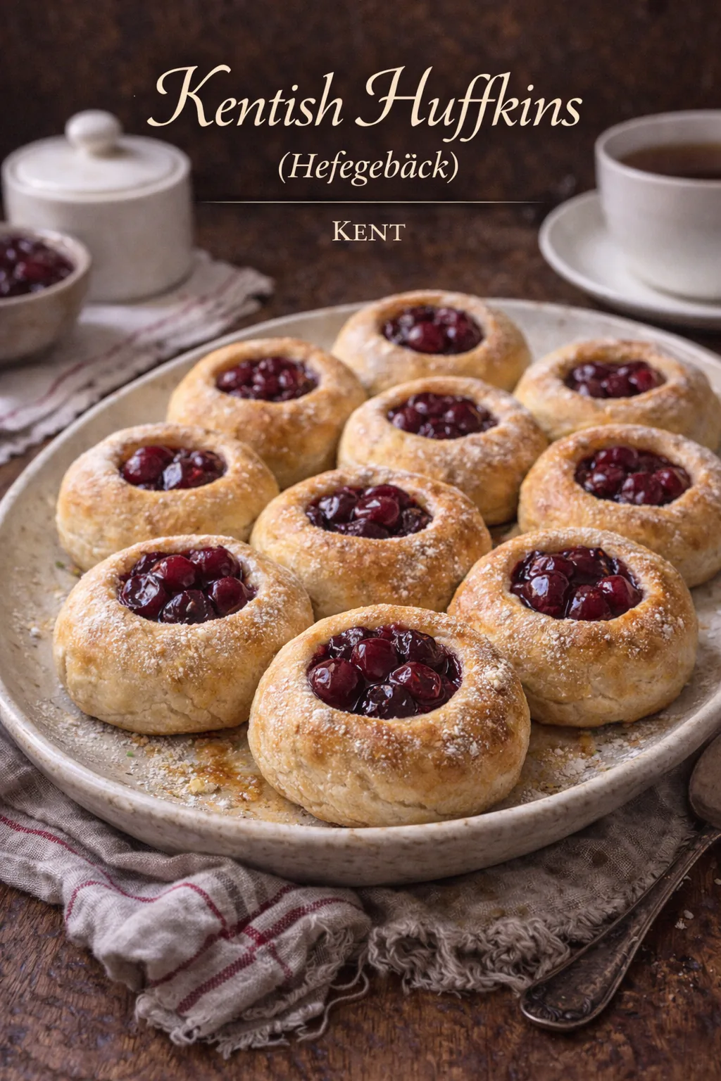 Kentish Huffkins (Hefegebäck)