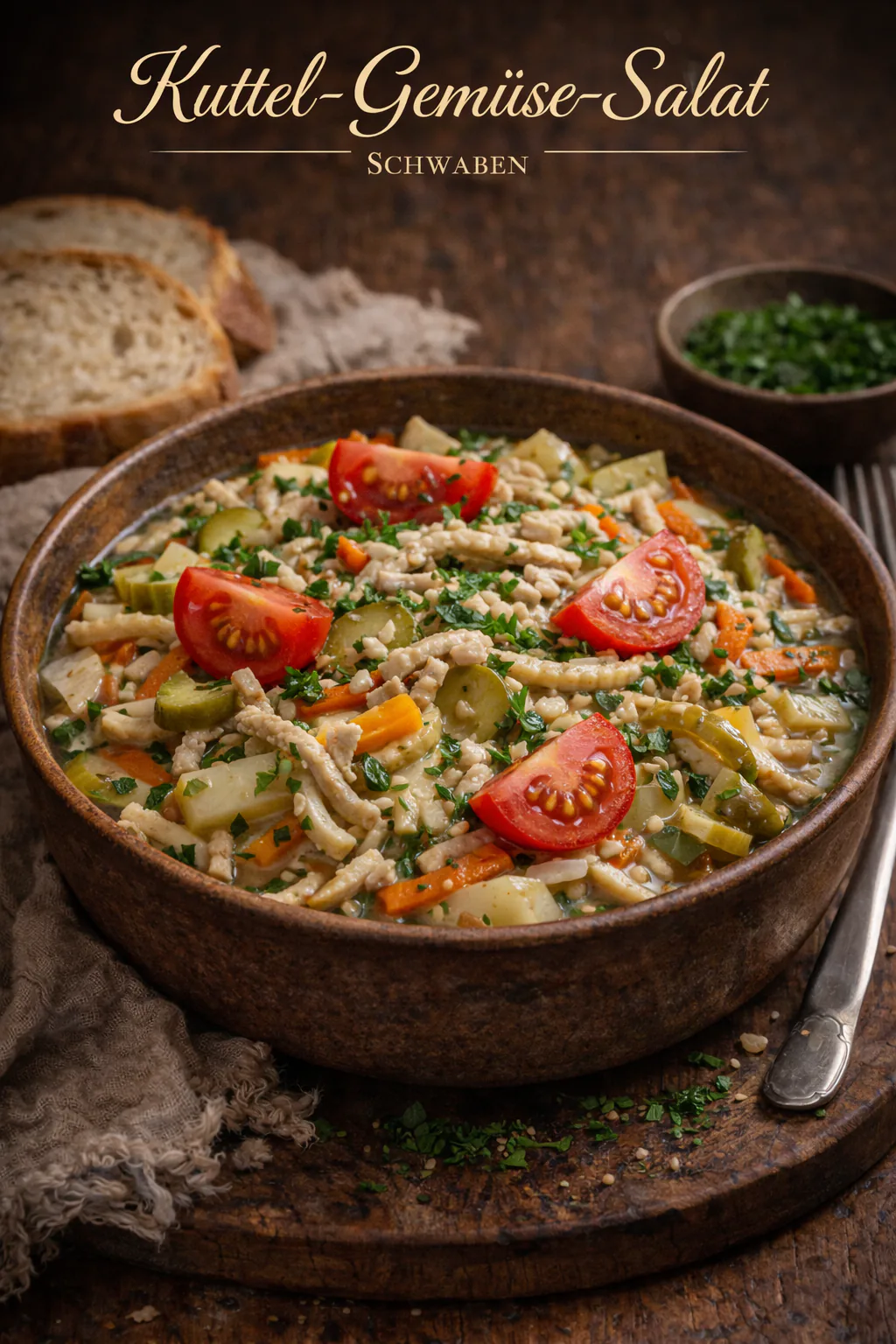 Kuttel-Gemüse-Salat