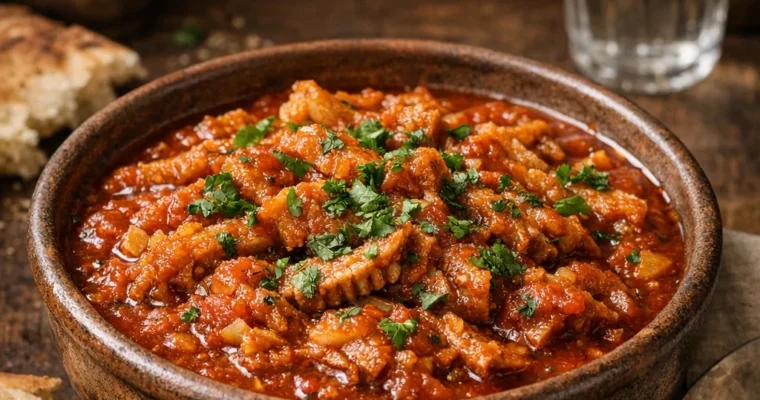 Kutteln in Tomatensauce