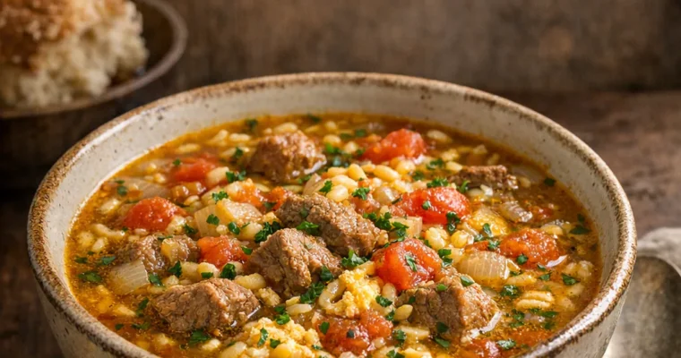 Lammfleischsuppe