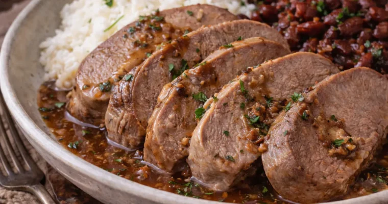 Langue de Boeuf Roti (Geröstete Ochsenzunge)