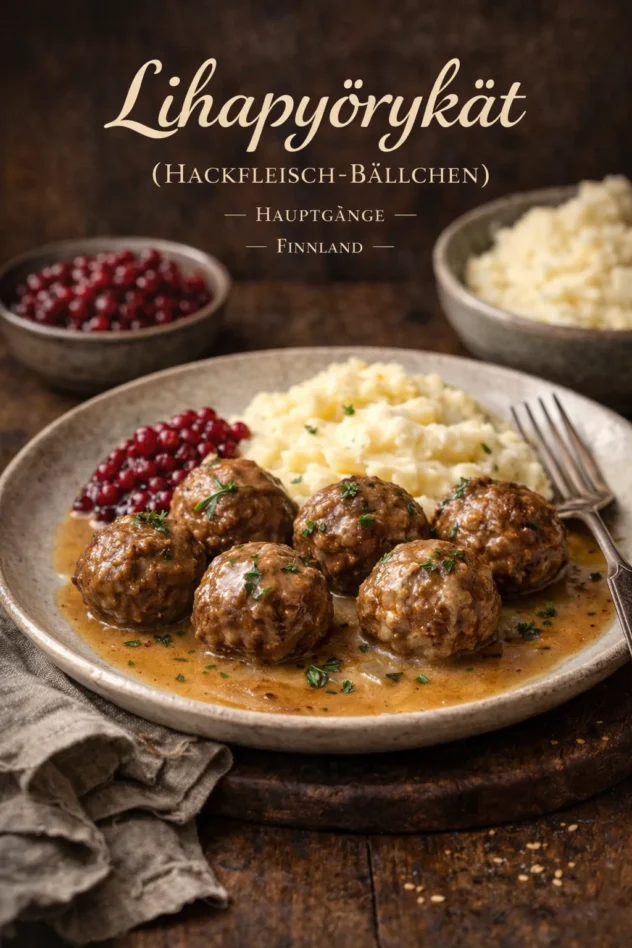 Lihapyoerykaet Hackfleisch Baellchen