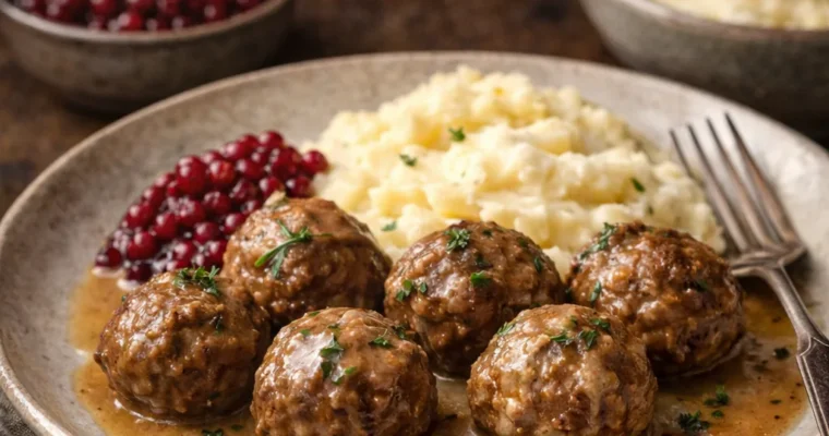 Lihapyörykät (Hackfleisch-Bällchen)