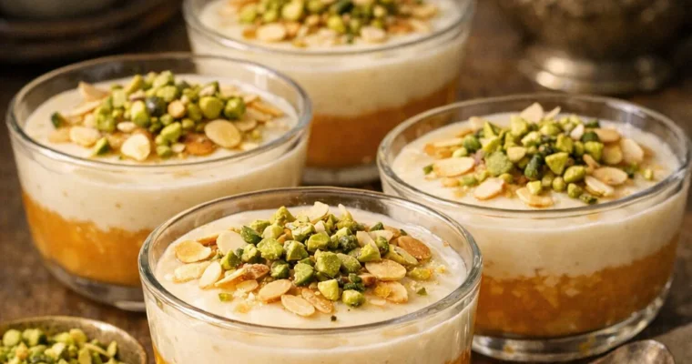 Orangen-Milch-Pudding