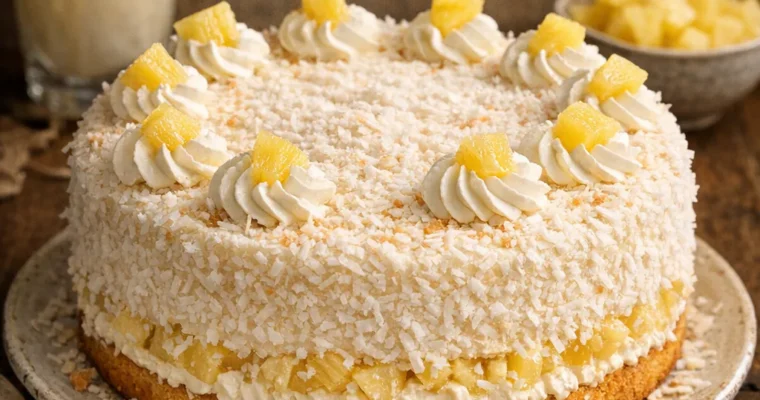 Pina-Colada-Torte