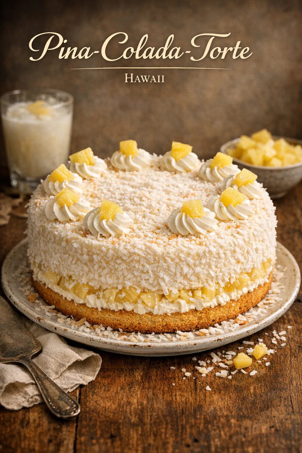 Pina-Colada-Torte