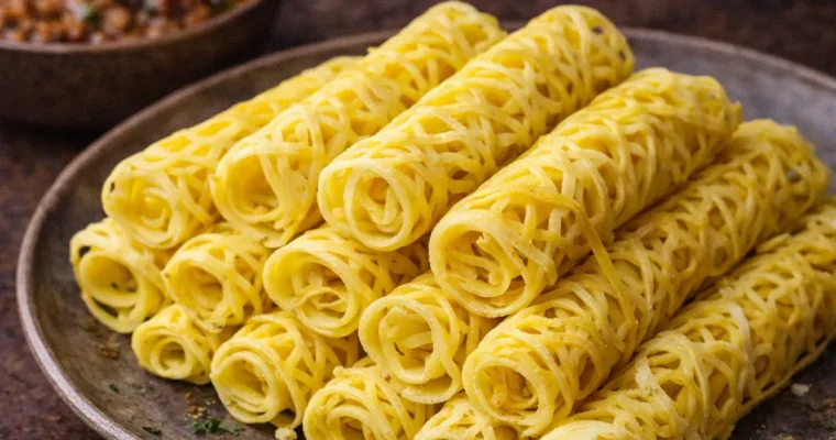 Roti jala (Malayischer Pfannkuchen)
