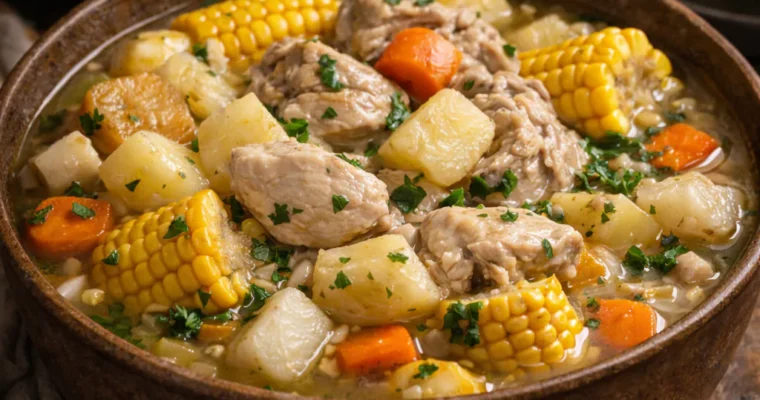 Sancocho (Hühnereintopf)