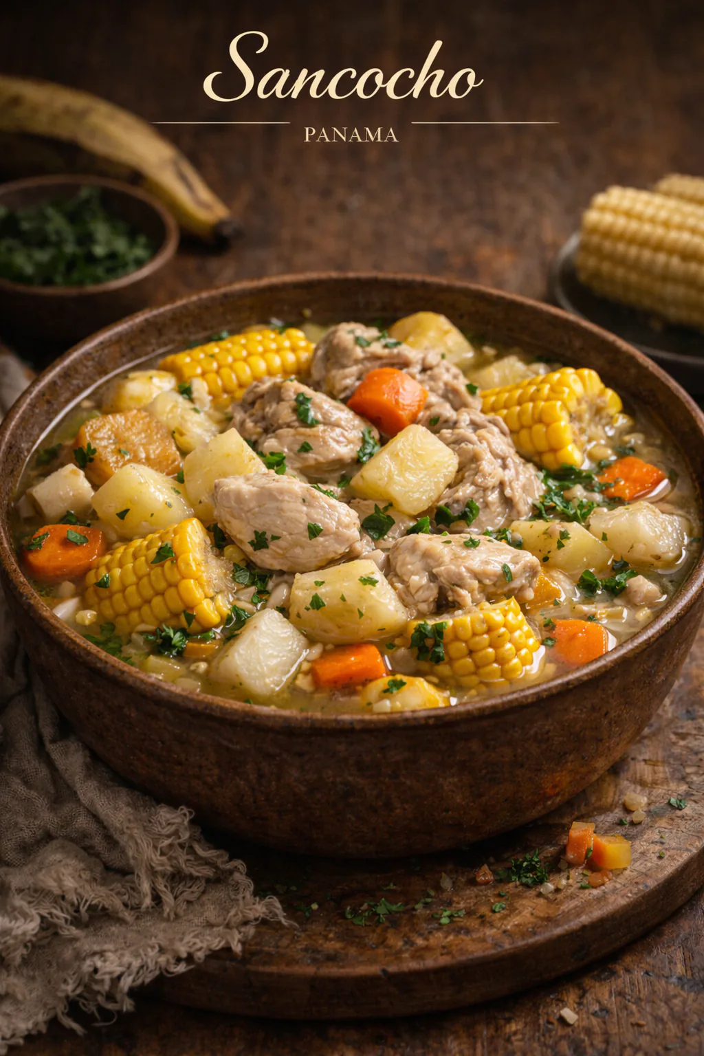 Sancocho (Hühnereintopf)