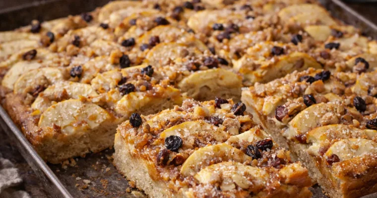 Südtiroler Apfelkuchen vom Blech