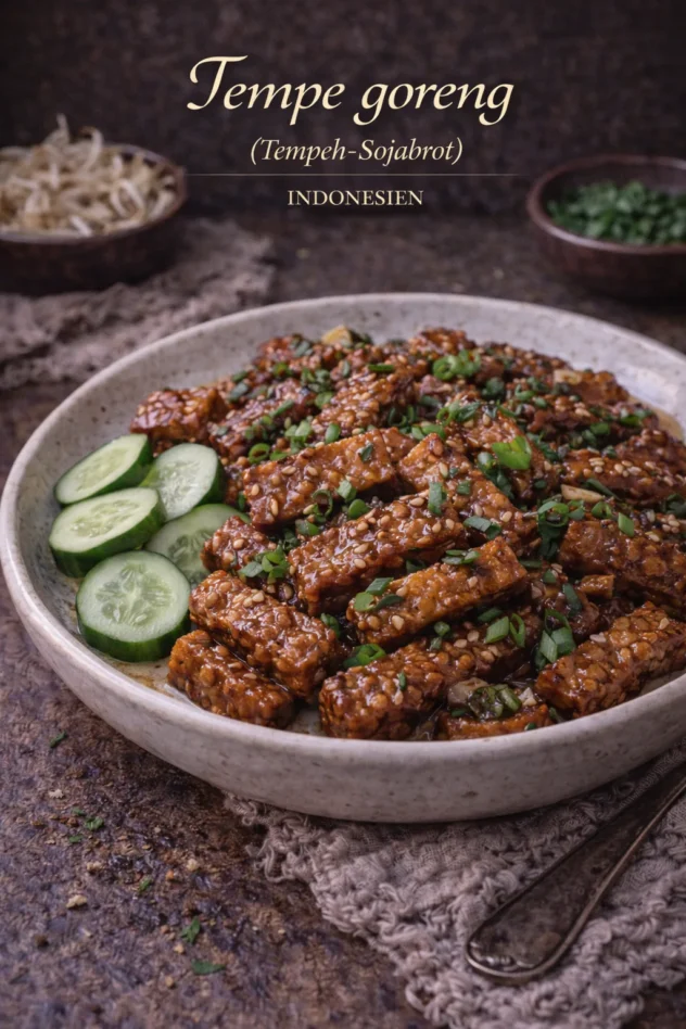 Tempe Goreng Tempeh Sojabrot