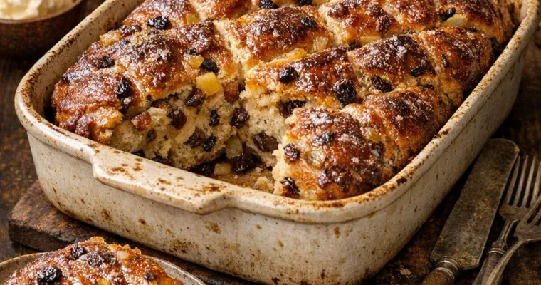 Wiltshire Lardy Cake (Fruchtkuchen mit Schweinespeck)