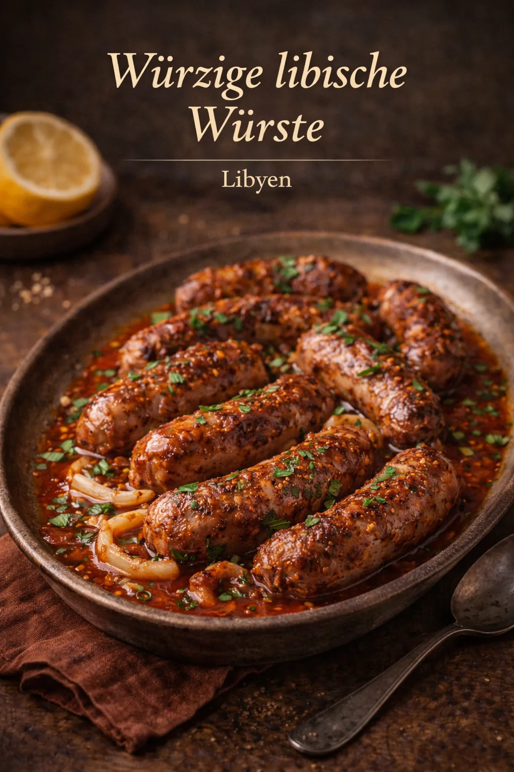 Würzige libysche Würste