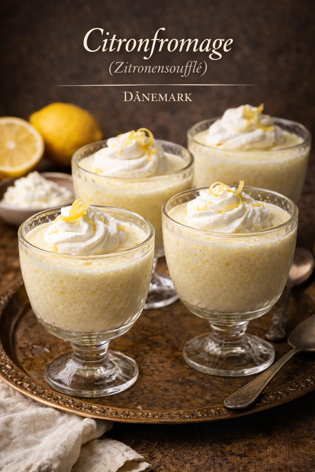 Citronfromage (Zitronensouffle)