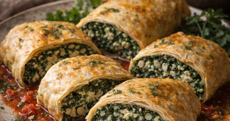 Spinatstrudel
