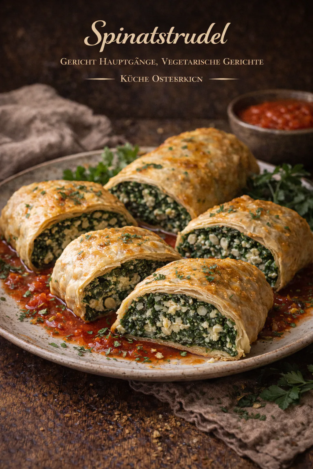Spinatstrudel