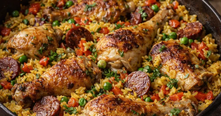 Arroz con Pollo (Reis mit Hähnchen)