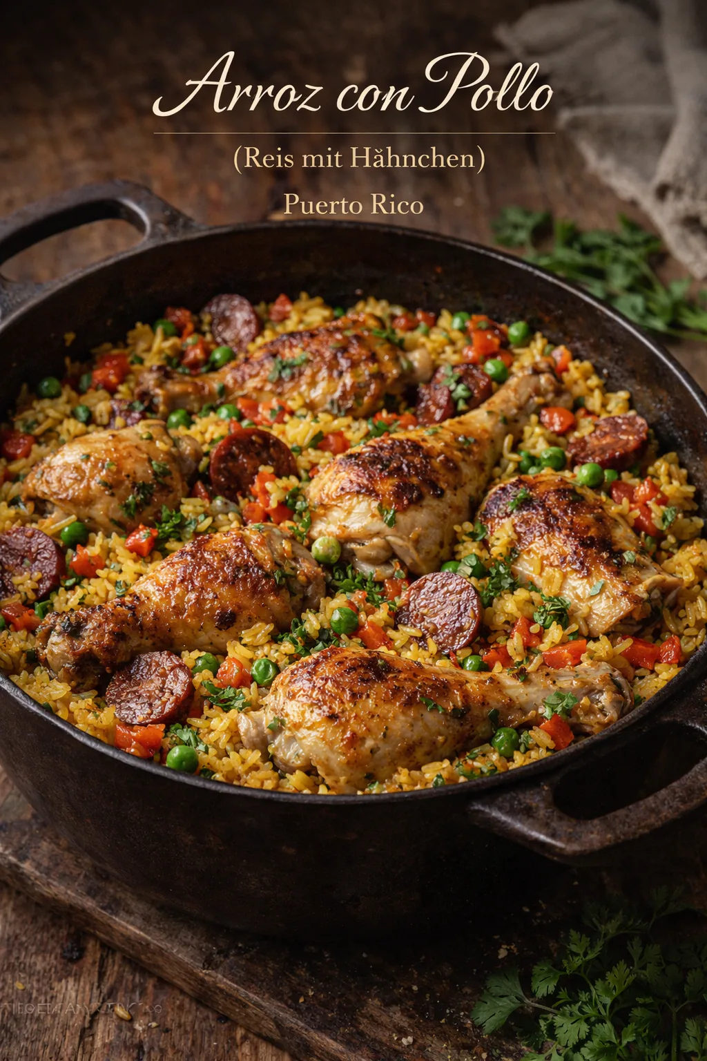 Arroz con Pollo (Reis mit Hähnchen)