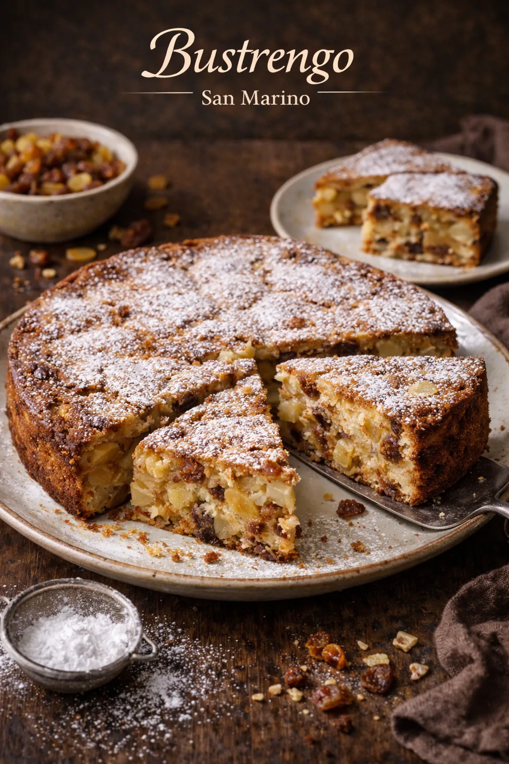 Bustrengo (Früchtekuchen)