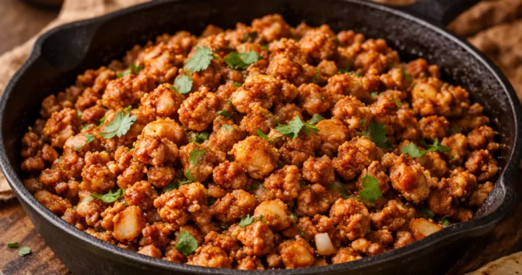 Chorizo (Fleischfüllung für Tacos)