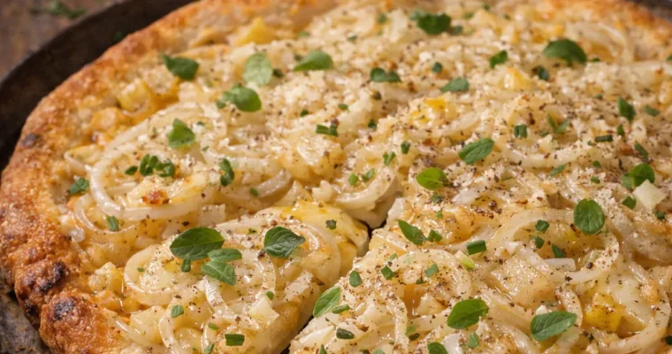Pizza pugliese (Zwiebelpizza)