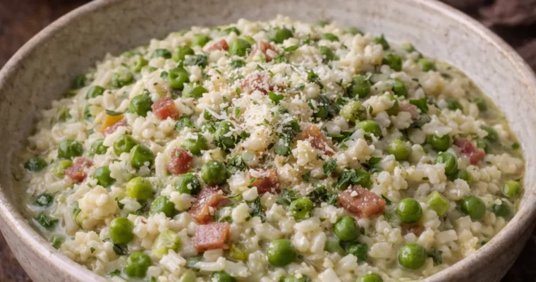 Risi e bisi (Reis mit Erbsen)