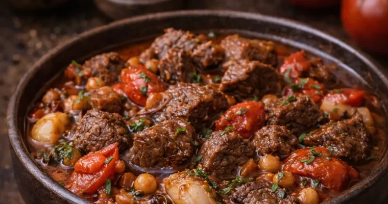 Semur Daging (Geschmortes Rindfleisch mit Tomate)