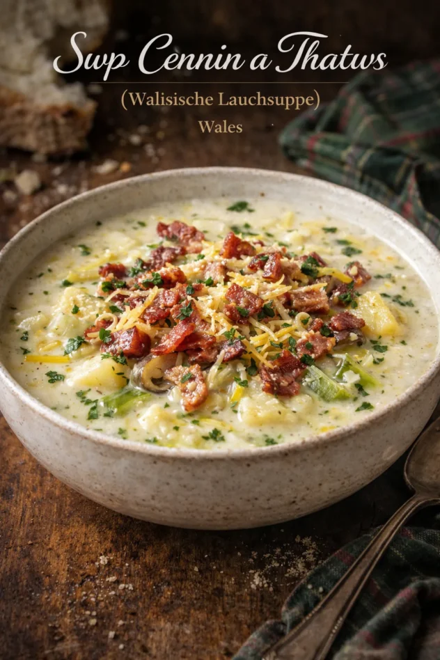 Swp Cennin A Thatws Walisische Lauchsuppe