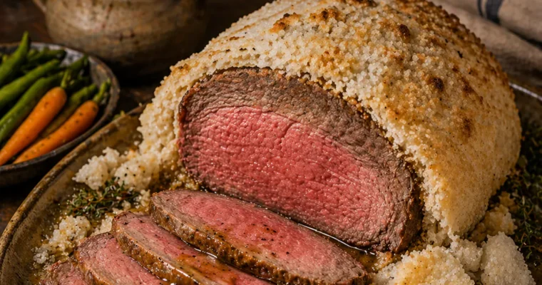 Boeuf en croûte de sel (Rinderbraten in der Salzkruste)