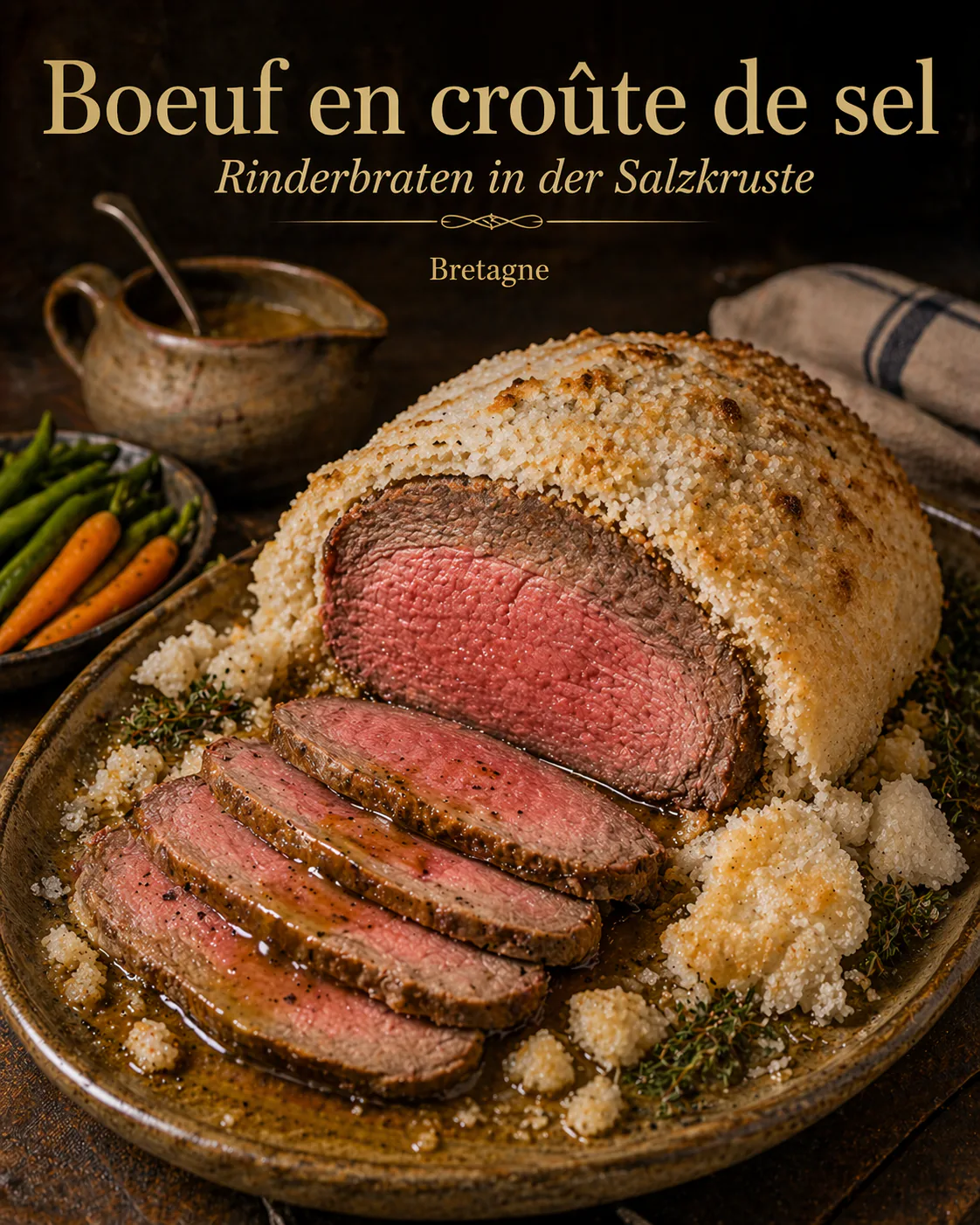 Boeuf en croûte de sel (Rinderbraten in der Salzkruste)