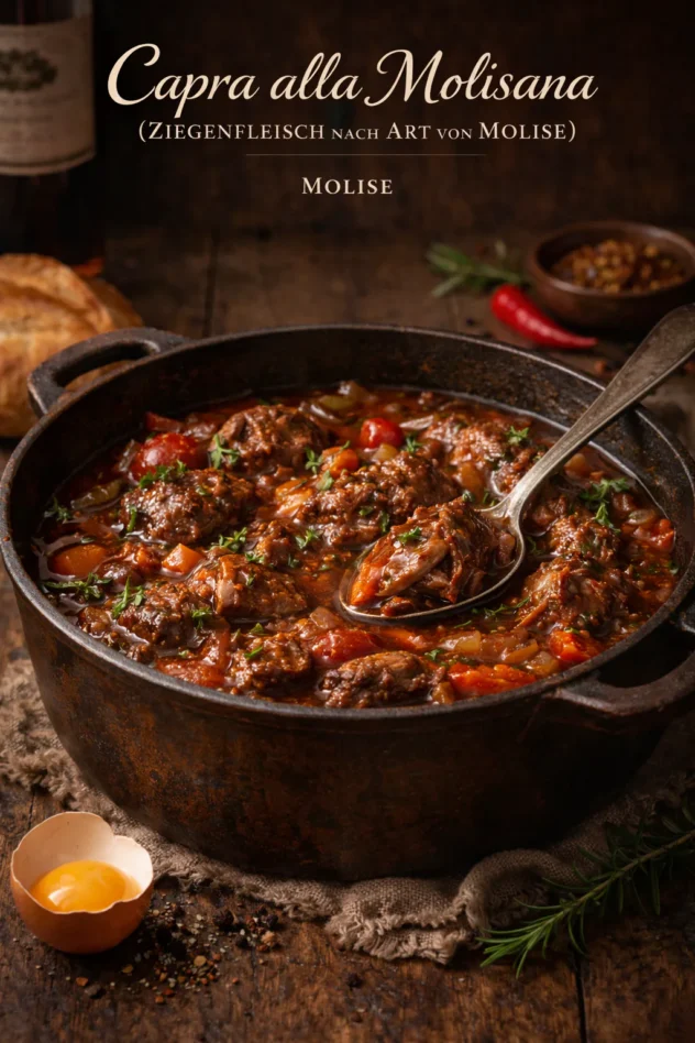 Capra Alla Molisana Ziegenfleisch Nach Art Von Molise