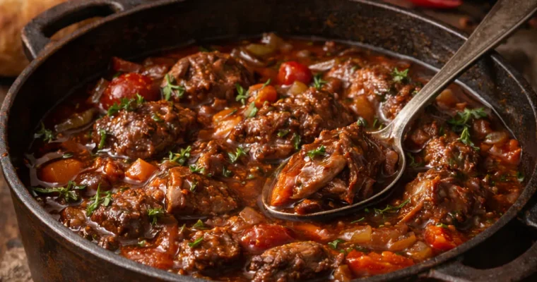 Capra alla Molisana (Ziegenfleisch nach Art von Molise)