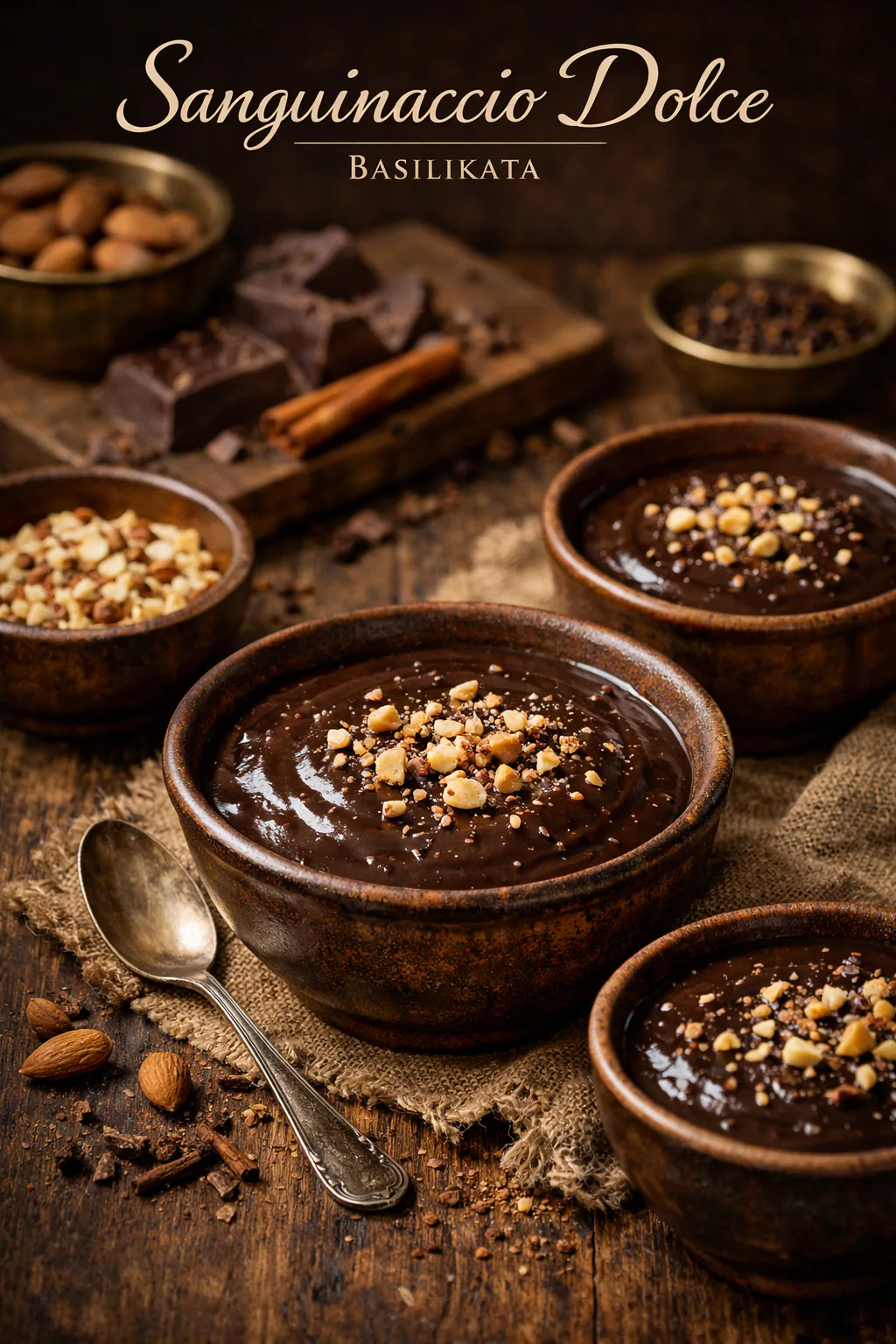 Sanguinaccio Dolce (Schokoladenpudding mit Schweineblut)