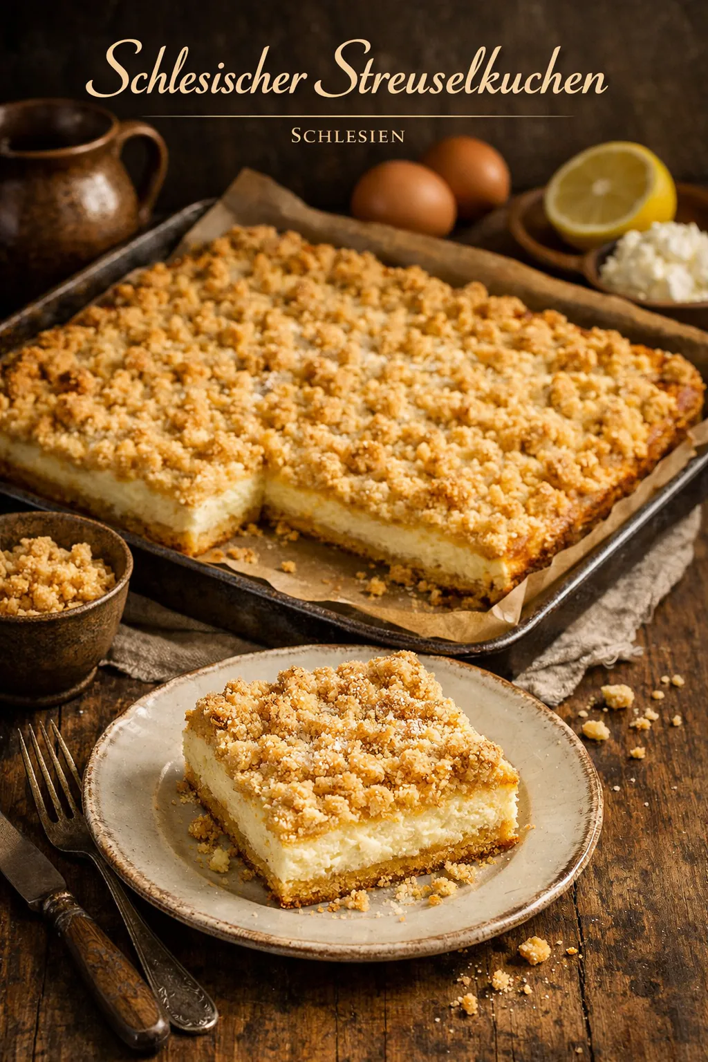 Schlesischer Streuselkuchen
