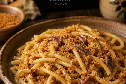 Bucatini Con La Mollica Bucatini Mit Brot Und Anchovis