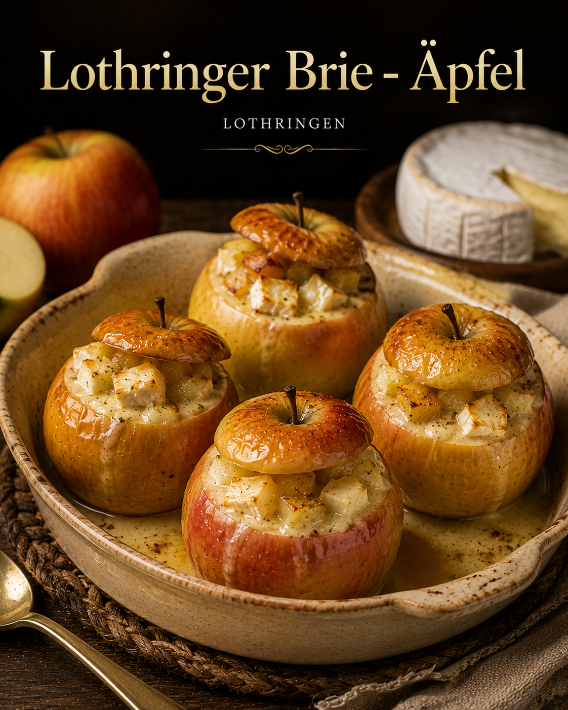 Lothringer Brie – Äpfel