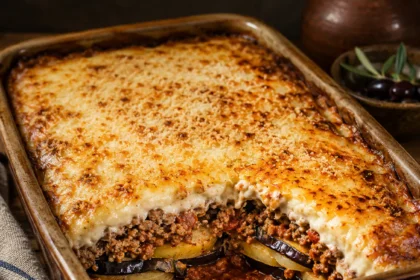 Moussaka Auberginenauflauf