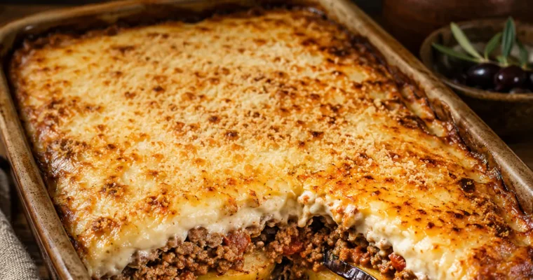 Moussaká (Auberginenauflauf)