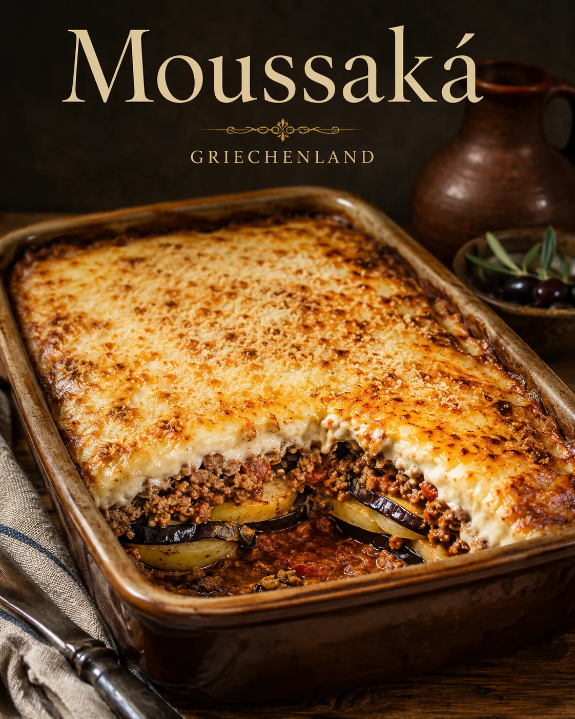 Moussaká (Auberginenauflauf)