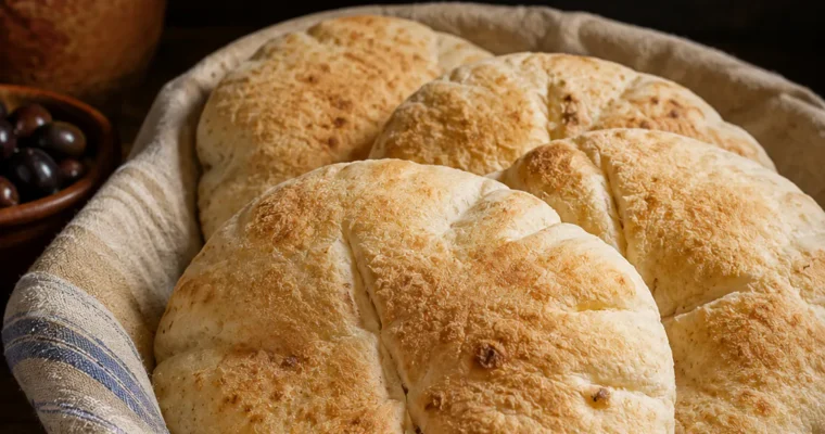 Pita (Griechisches Fladenbrot)