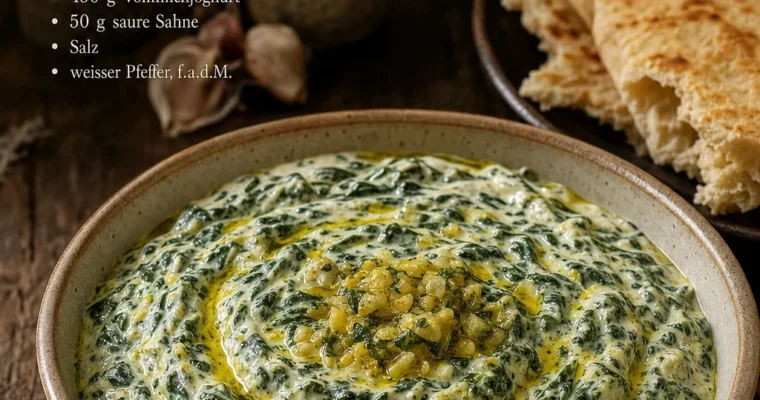 Borani-e esfanadsch (Spinatsalat mit Joghurt)