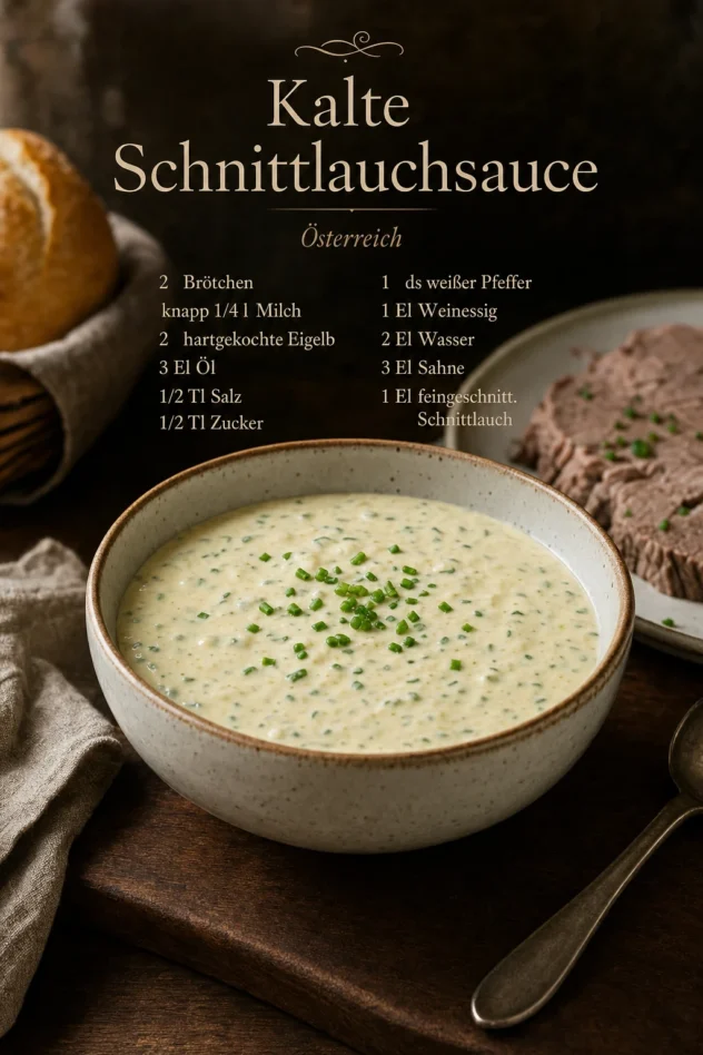 Kalte Schnittlauchsauce