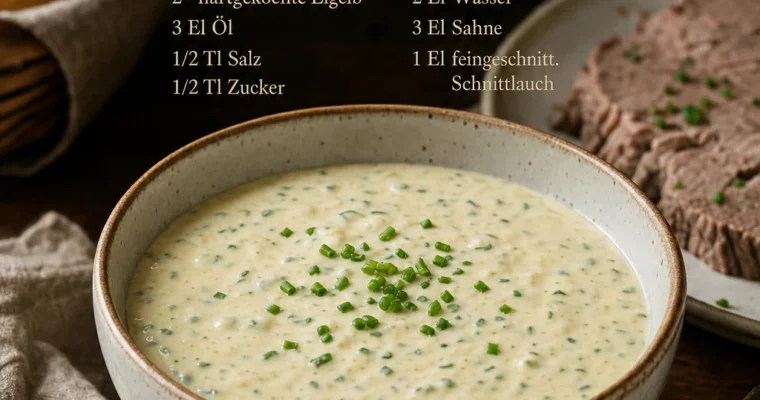 Kalte Schnittlauchsauce