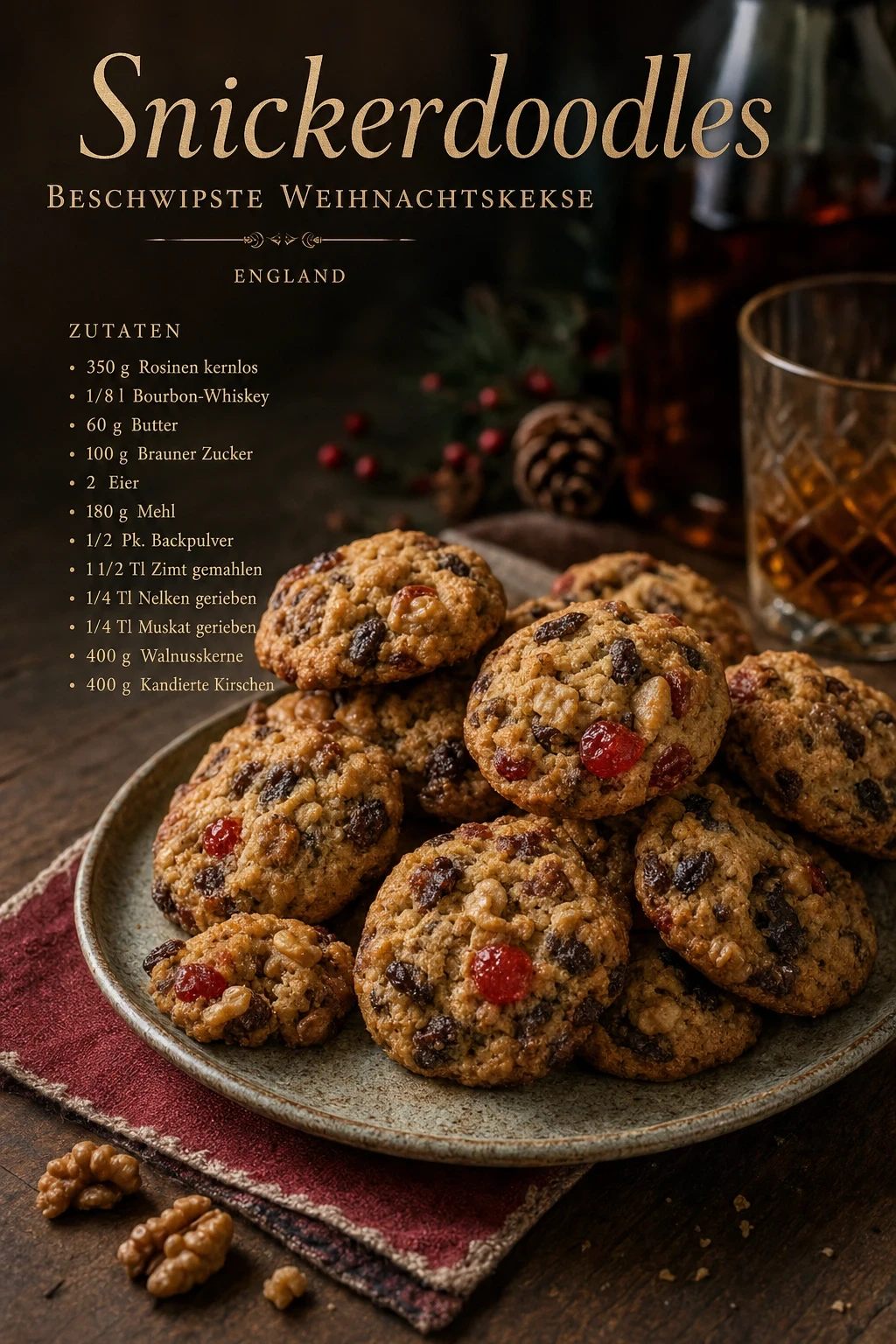Snickerdoodles (Beschwipste Weihnachtskekse)