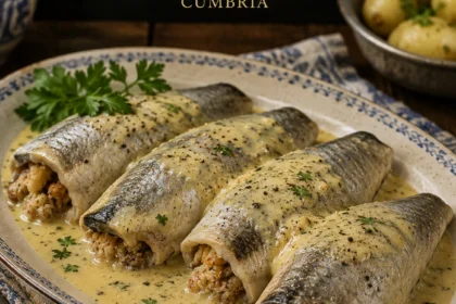 Cumberland Herrings Gefuellte Heringe Mit Senfsauce