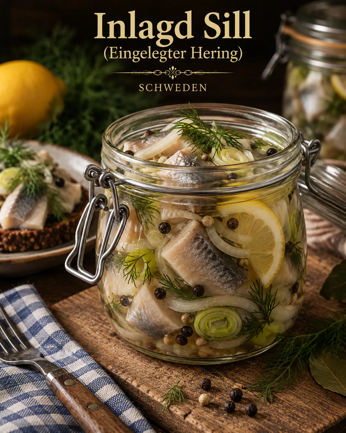 Inlagd Sill (Eingelegter Hering)